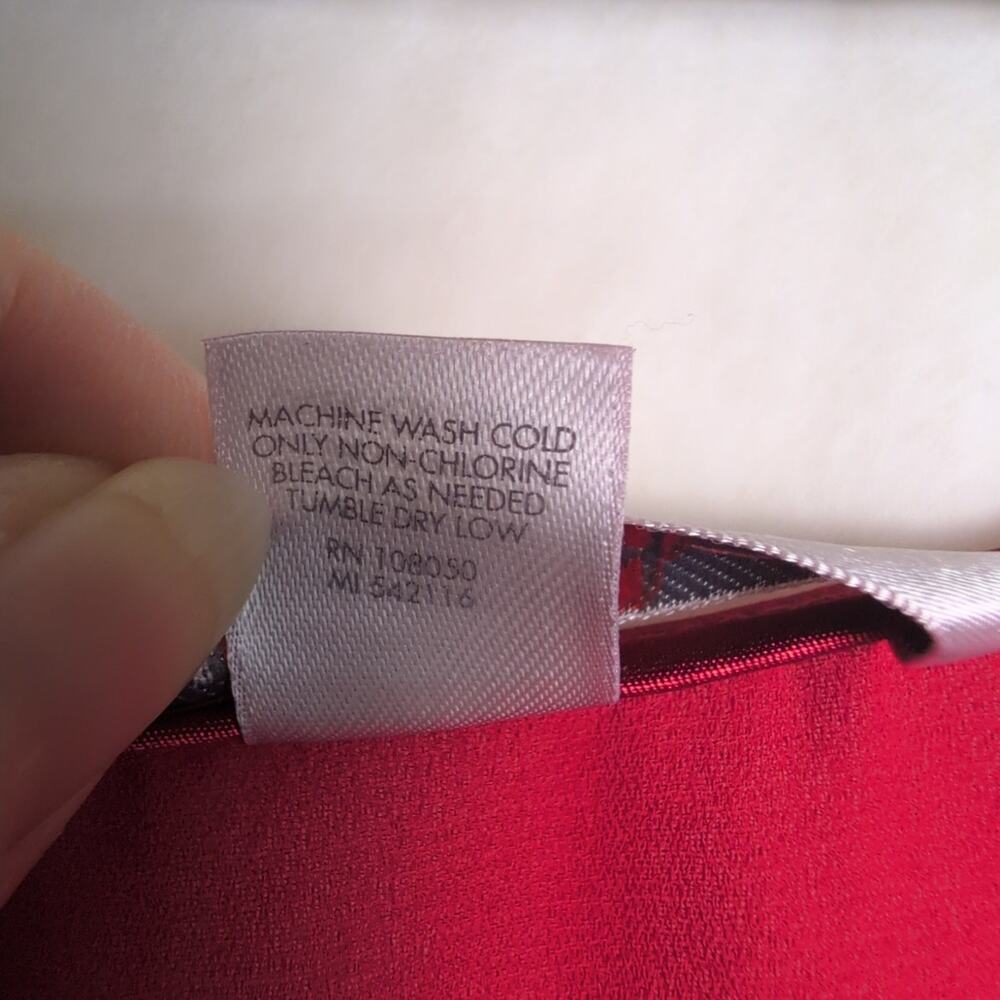 Cacique red satin sheer back maxi slip dress Size 18/20 Coquette Romantic Party - Picture 8 of 8